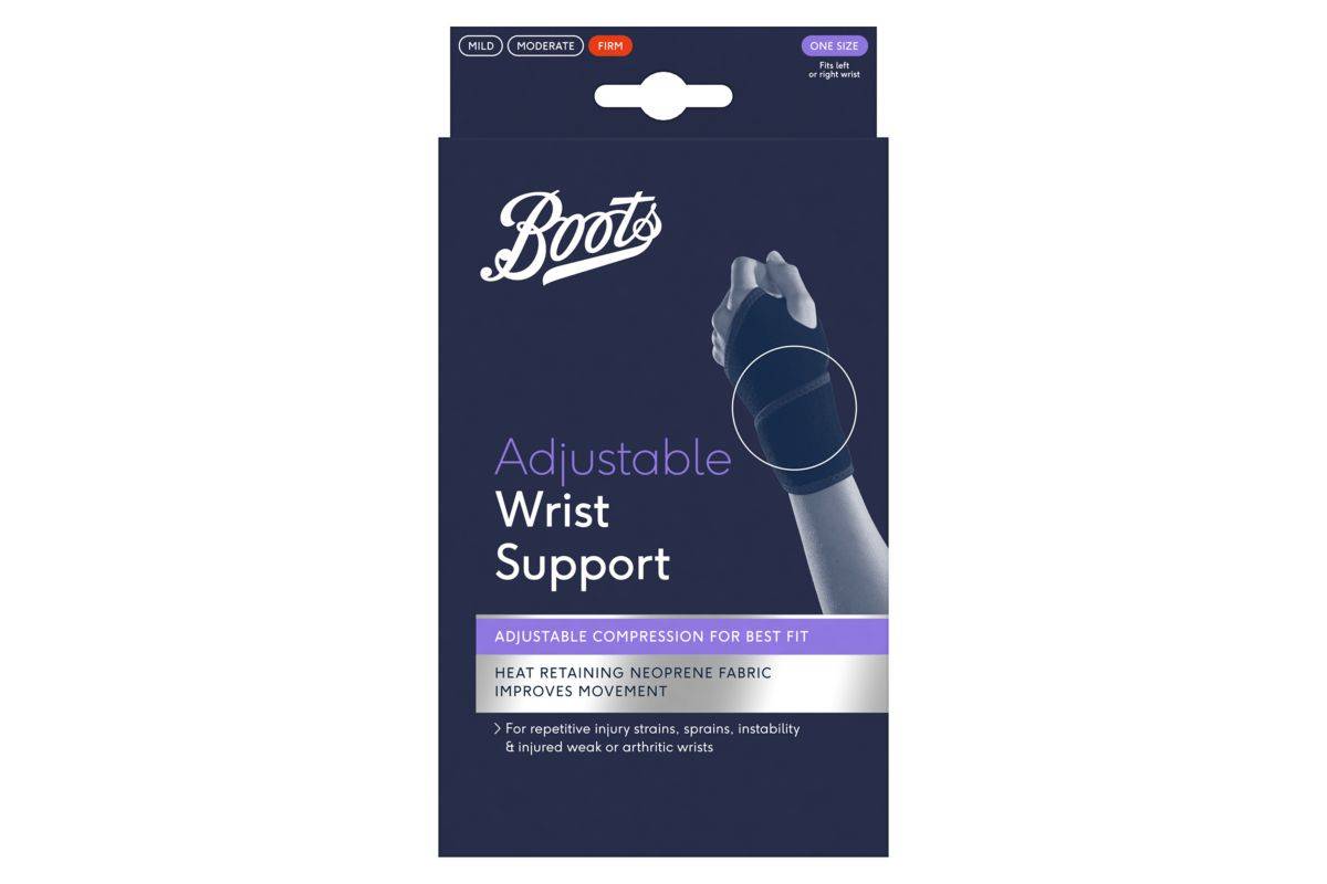 Boots adjustable wrist support