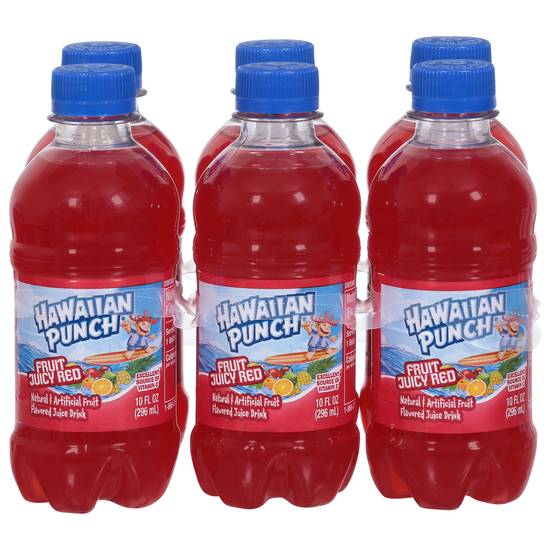 Hawaiian Punch Fruit Juicy Red Juice (6 ct, 10 fl oz)