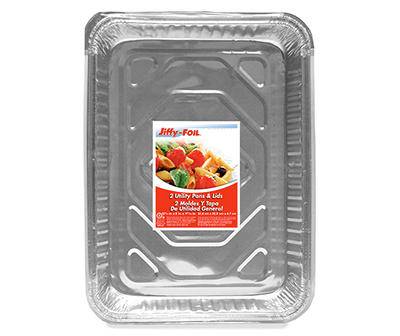 Jiffy-Foil Utility Pans With Lids