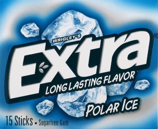 Extra Wrigley's Sugar Free Polar Ice Gum (15 ct)