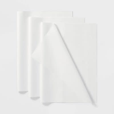 Spritz Banded Tissue Paper, White (40 ct)