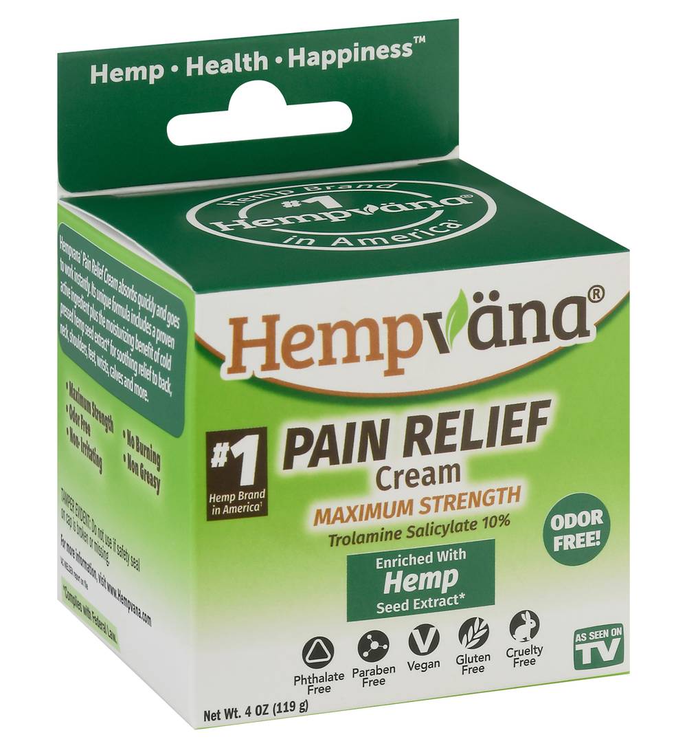 Hempvana Pain Relief Cream (4 oz)
