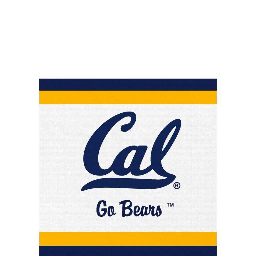 Cal Bears Beverage Napkins 24ct