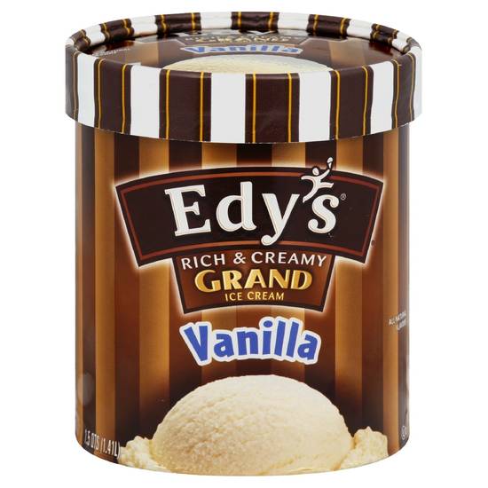 Edy's Rich and Creamy Grand Ice Cream Vanilla (48 oz)