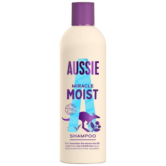 Aussie Base Miracle Moist Shampoo For Dry and Damaged Brittle Hair