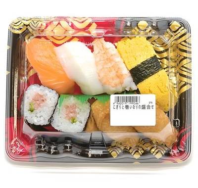 にぎりと巻いなりの盛合せ　１パック