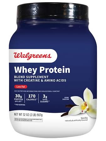 Walgreens Whey Protein Powder With Creatine & Amino Acids (32 fl oz)