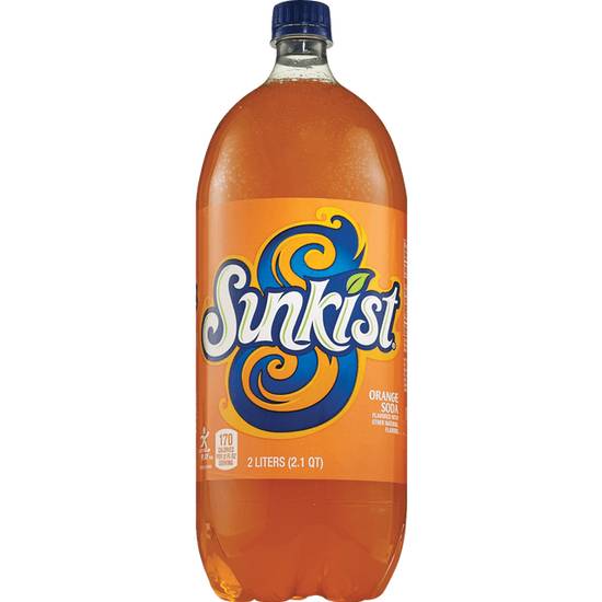 Sunkist Orange Soda (2-Liter Bottle)