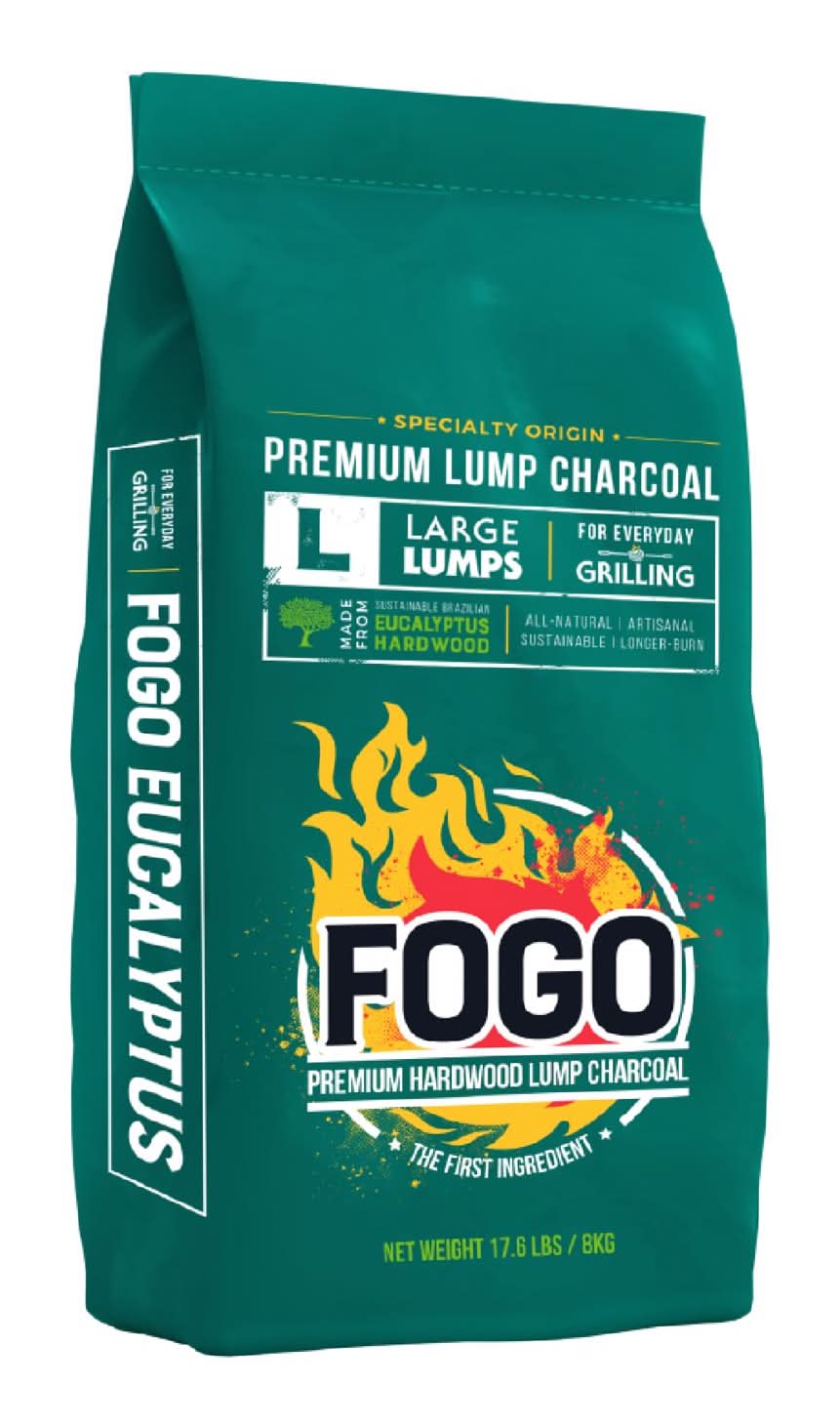 Fogo Brazilian Eucalyptus All Natural Lump Charcoal 17.6 Lb