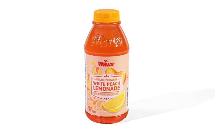 Wawa White Peach Lemonade, 16 oz