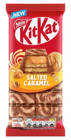 KitKat Salted Caramel, Chocolate Sharing Bar (99g)
