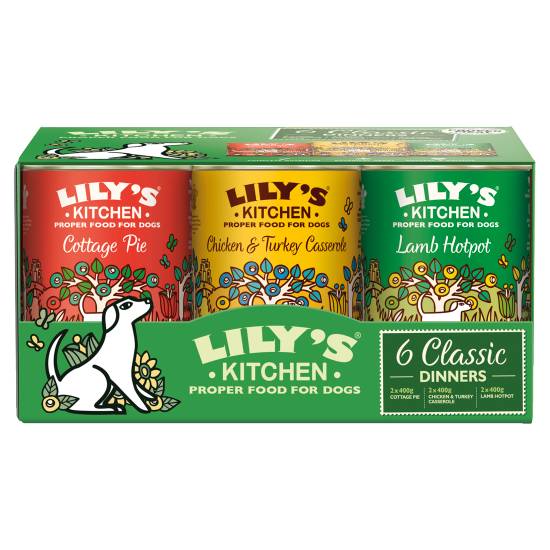 Lily's Kitchen Classic Dinners Multipack Adult Wet Dog Food (6ct)