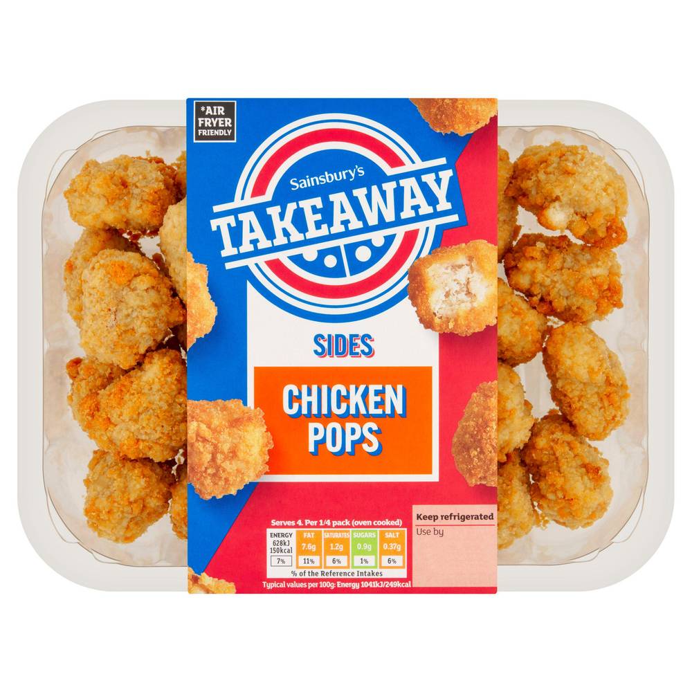 Sainsbury's Sides Breaded Chicken Pops 250g