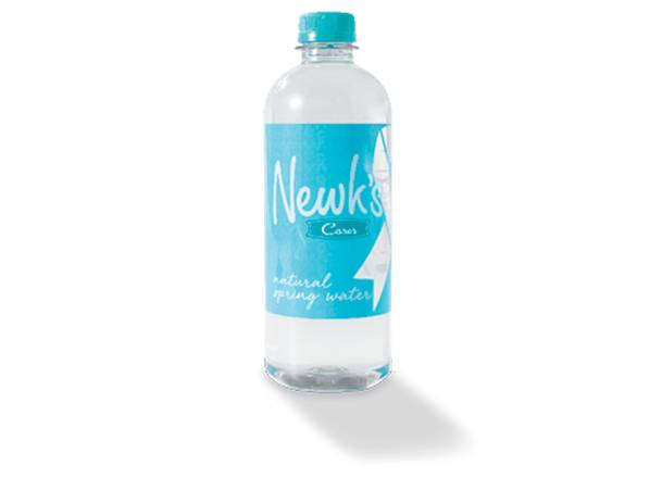 Newk's Cares Bottled Water