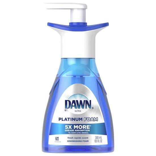 Dawn Platinum Foam Fresh Rapids Scent Dishwashing