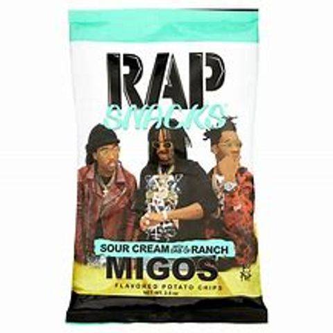 Rap Snacks Migos Sour Cream With a Dab Of Ranch Potato Chips (2.75oz bag)