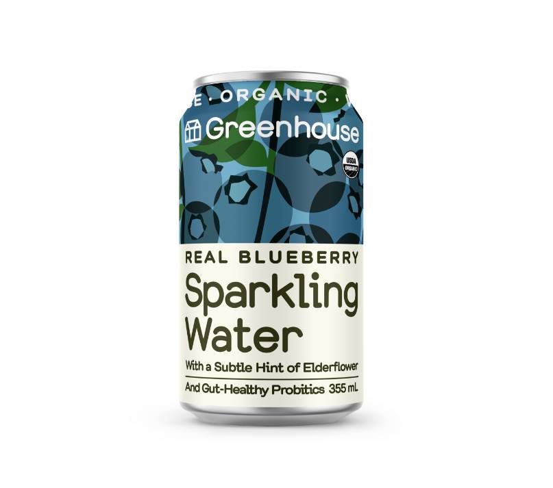 Blueberry and Elderflower Probiotic Sparkling Water