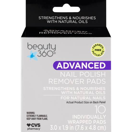 Beauty 360 Advanced Nail Polish Remover Pads