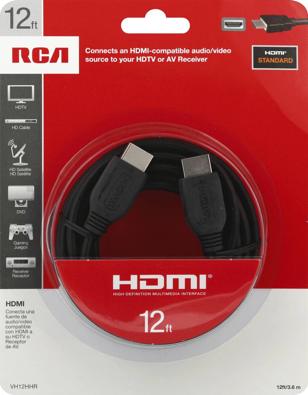 RCA Hdmi Cable 12 Foot