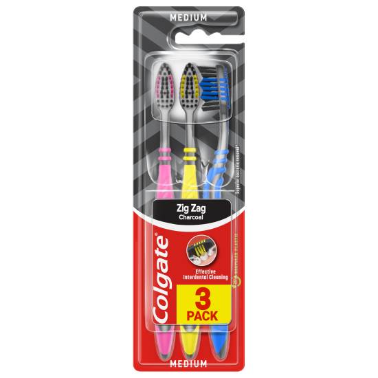 Colgate Zigzag Charcoal Toothbrush (3 ct) (medium)