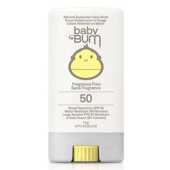 Baby Bum Mineral Sunscreen Face Stick Spf50 (13 g)