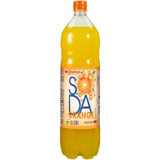 Soda orange 1,5l CASINO