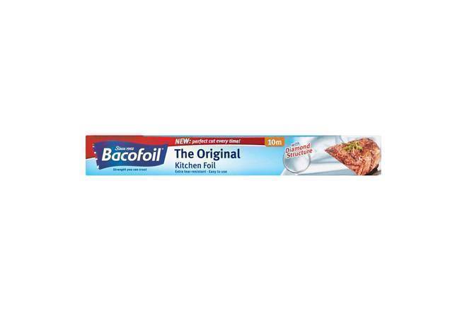 Bacofoil The Original Kitchen Foil With Easy-Cut System 30cm X 10m