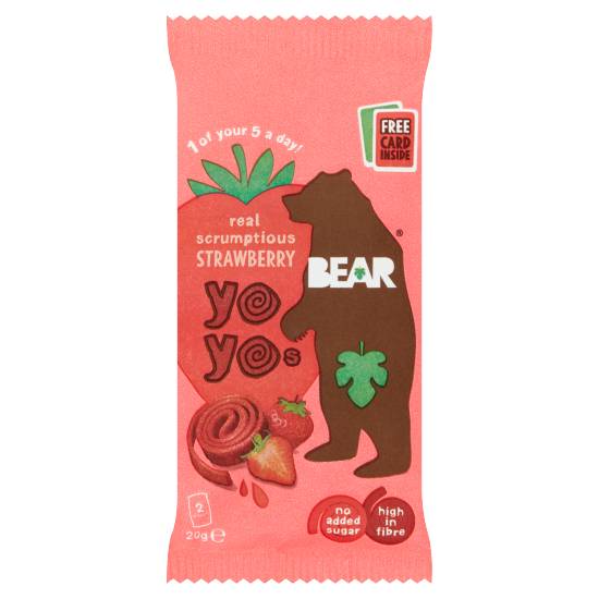 Bear Yoyos Strawberry 20g