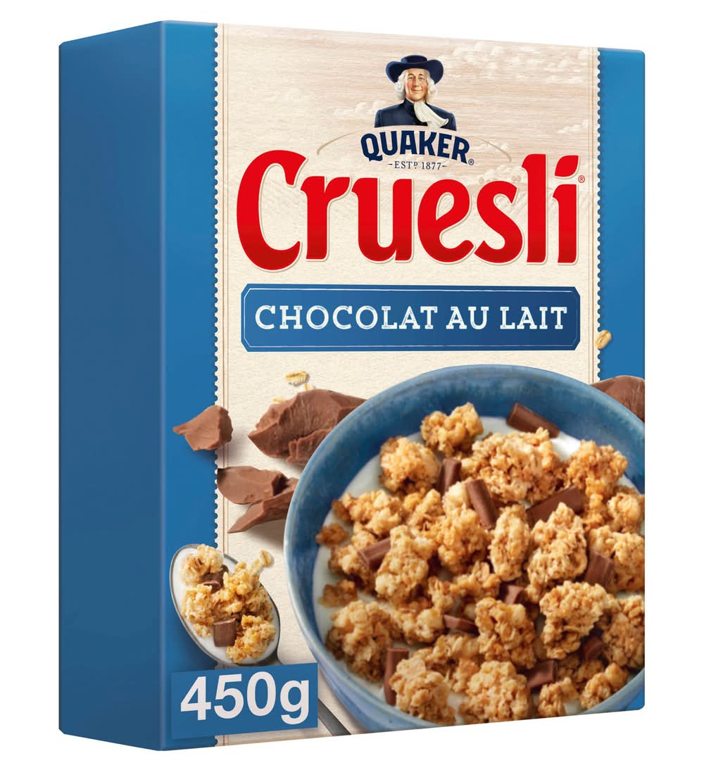 Quaker - Cruesli chocolat au lait (450g)