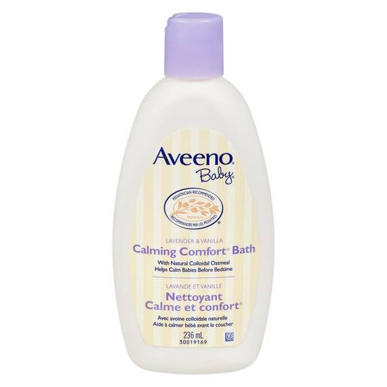 Aveeno baby nettoyant calme et confort (236 ml) - calming comfort bath, lavender & vanilla (236 ml)
