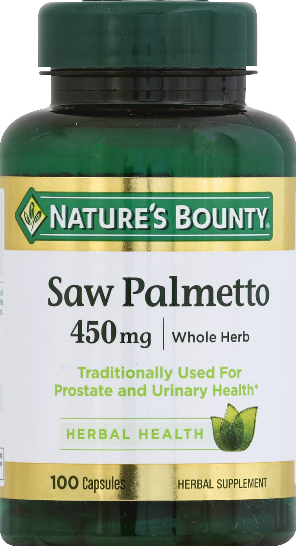 Nature's Bounty Whole Herb Saw Palmetto Capsules (68.04 g)