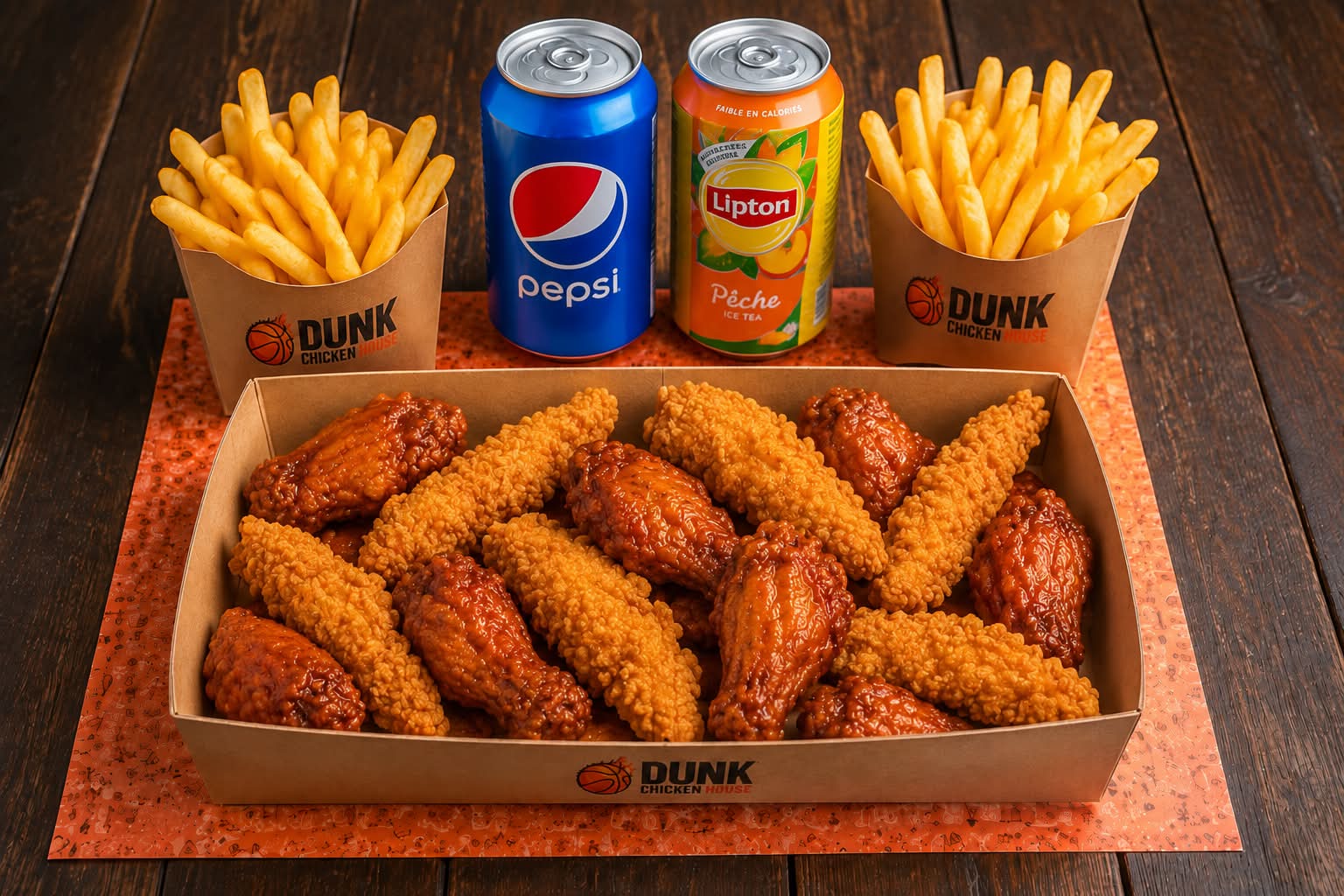 🏀 MENUS DUO DUNK MIX 7+7 🐓