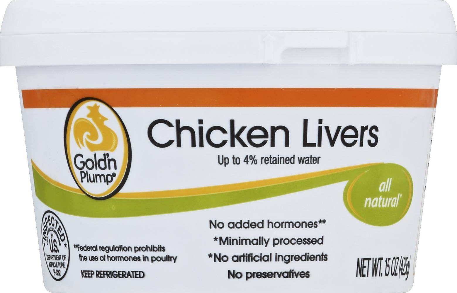 Gold'n Plump All Natural Chicken Livers (15 oz)