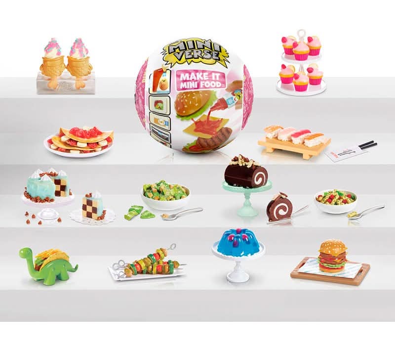 Miniverse · Make it mini foods set de mini comida