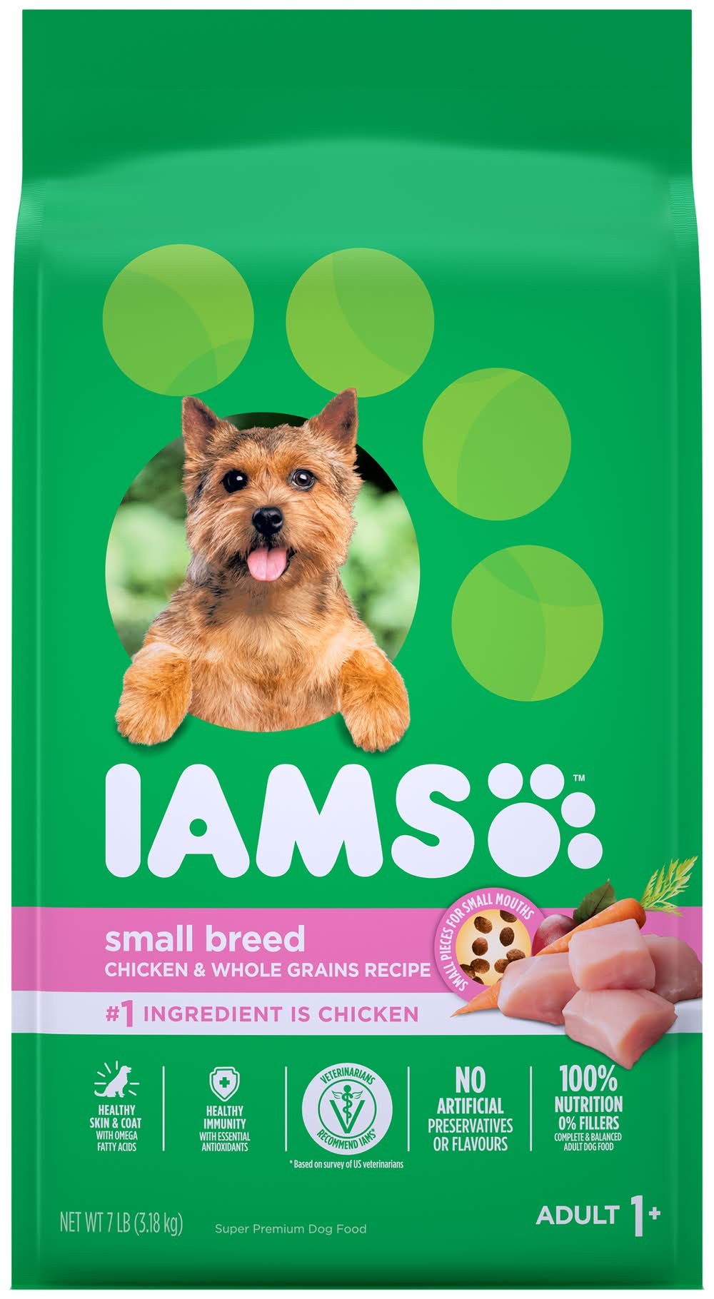 Iams Proactive Health Small & Toy Breed Dry Dog Food (3.17 kg)