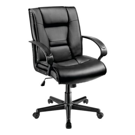 Realspace Realspaceruzzi Mid-Back Manager's Chair, Black