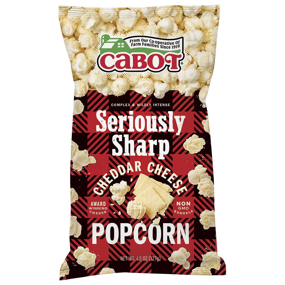 Cabot Seriously Sharp Cheddar Cheese Popcorn