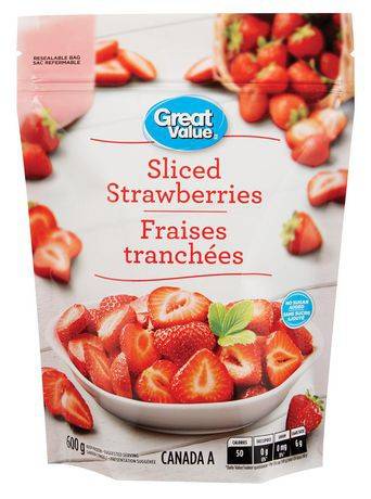 Great Value Sliced Strawberries (600 g)