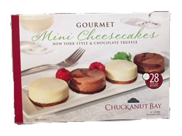 Chuckanut Bay Gourmet Mini Cheesecakes, New York Style-Chocolate Truffle (28 oz)