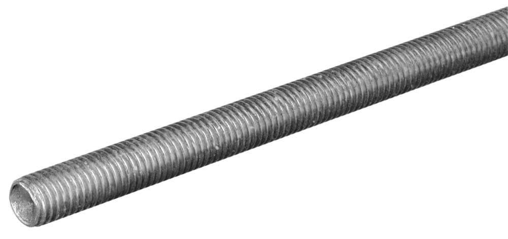 Hillman #8-32 x 1-ft Coarse Thread Zinc-Plated Steel Threaded Rod | 11002