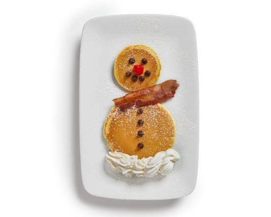 Kids Snowman Pancakes