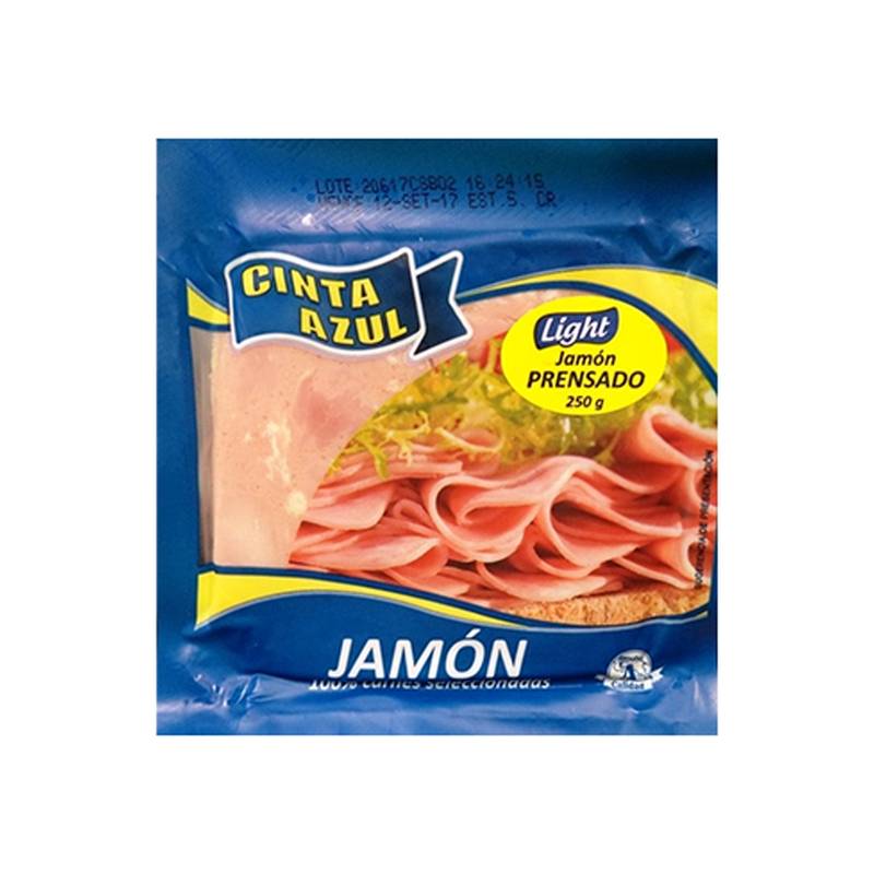 Jamón Cerdo Cinta Azul Paquete 250 g