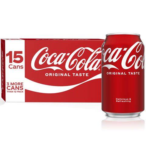 Coke 15 Pack 12oz Can