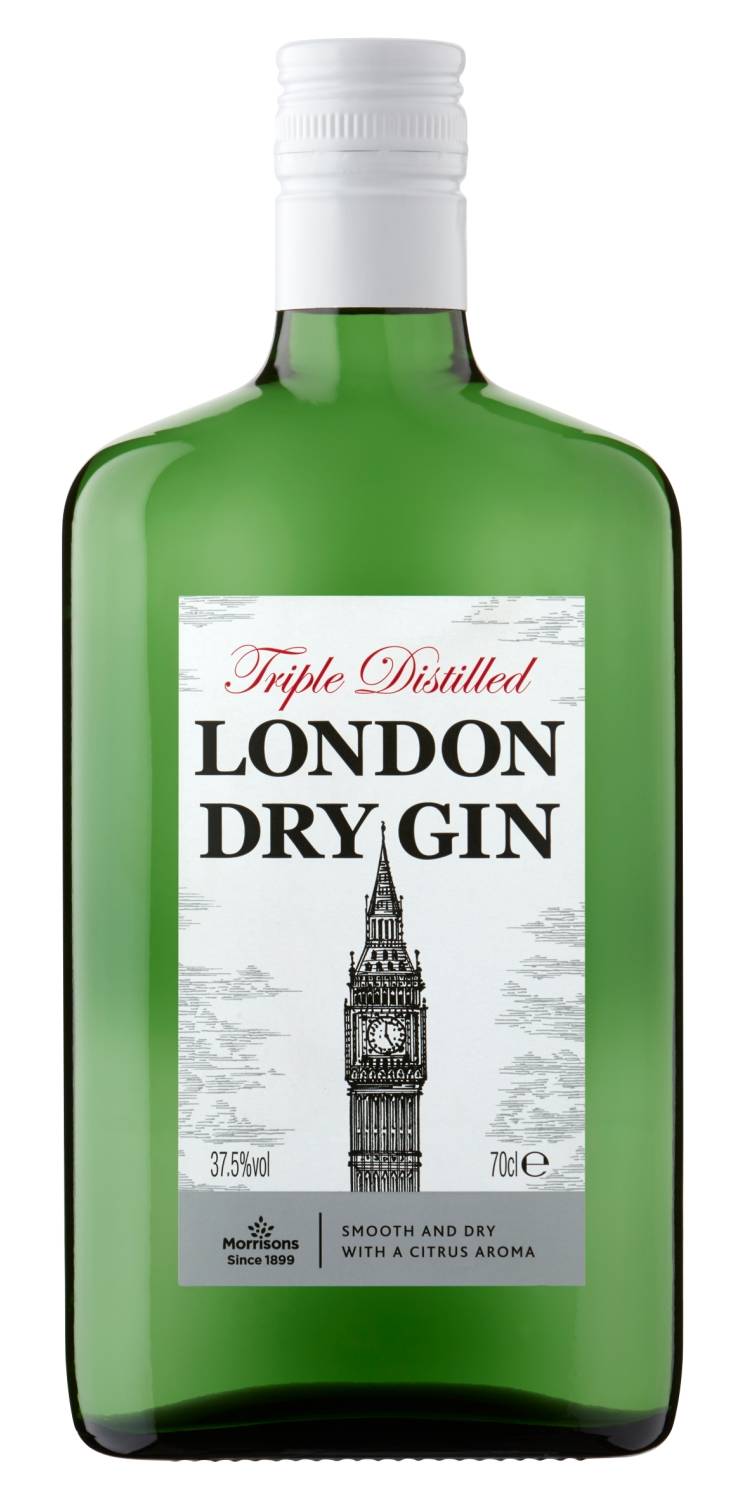 Morrisons Triple Distilled London Dry Gin (700ml)