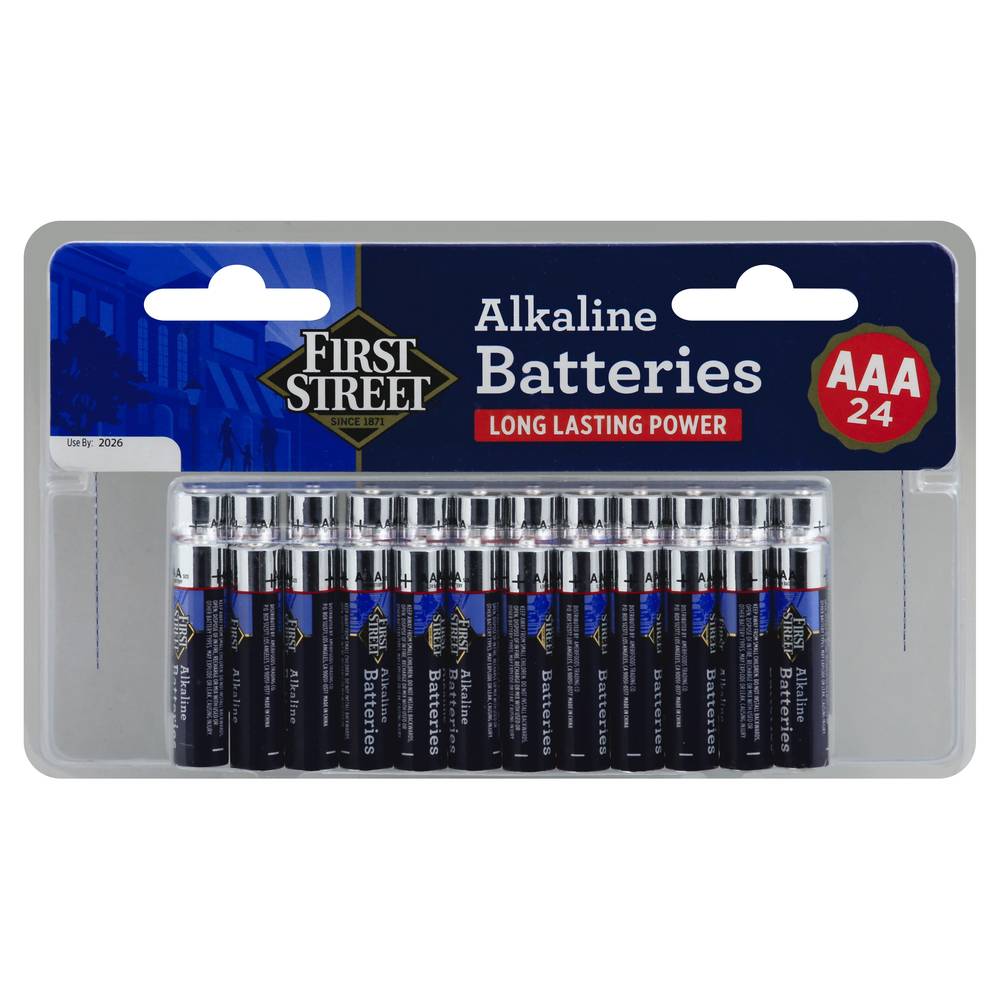 First Street Alkaline Batteries (24 ct)