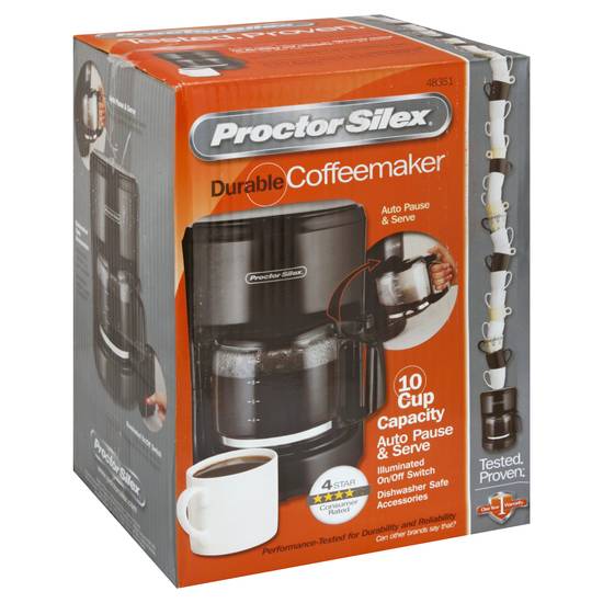 Proctor Silex Durable 10 Cup Coffeemaker