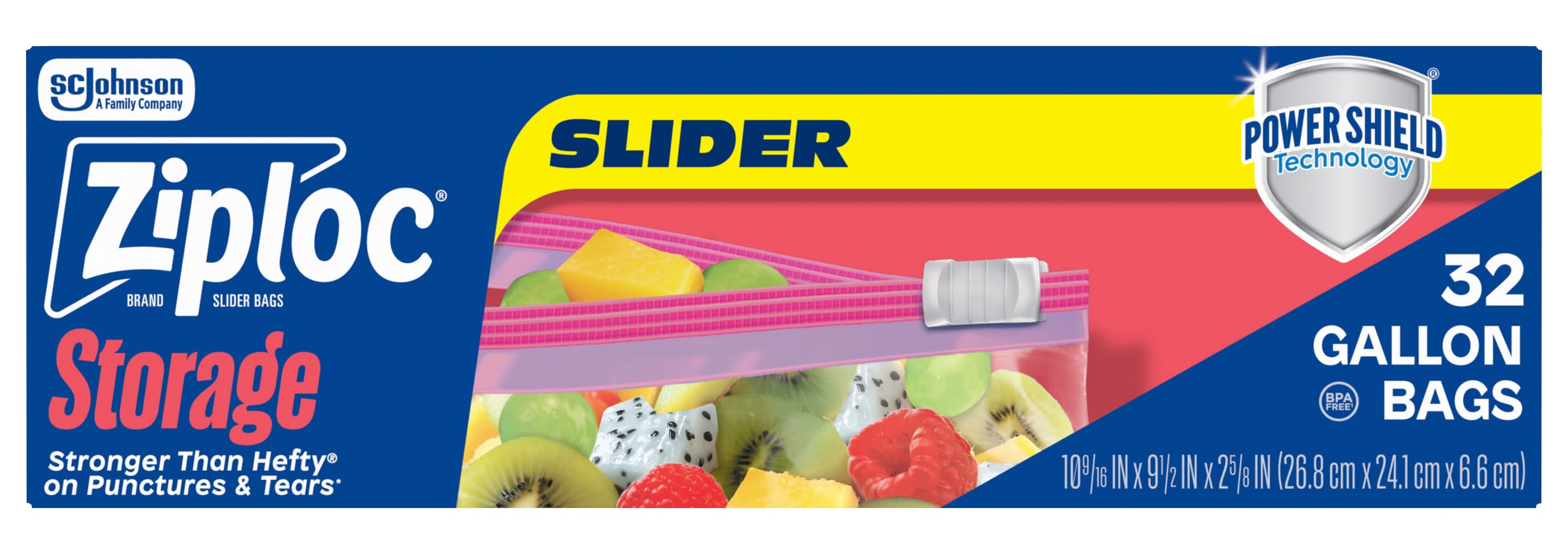 Ziploc Slider Gallon Storage Bags (32 ct)
