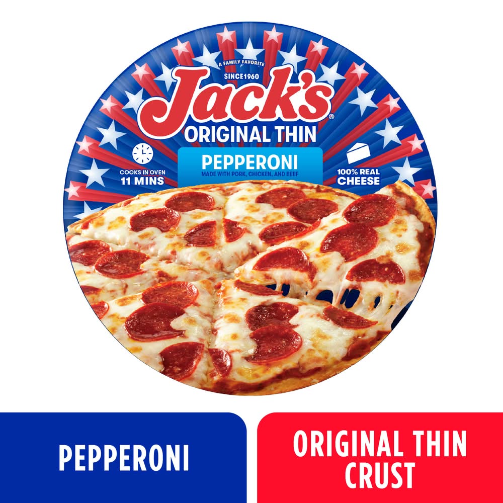 Jack's Original Thin Crust Pizza, Pepperoni (14.3 oz)