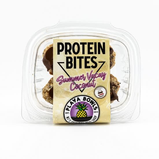 Summer Vacay Coconut Protein Bites
