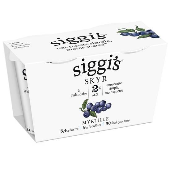 Siggi's - Yaourt ultra frais (myrtille )